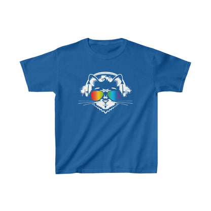 Music Cat Kid’s Heavy Cotton Graphic Tee