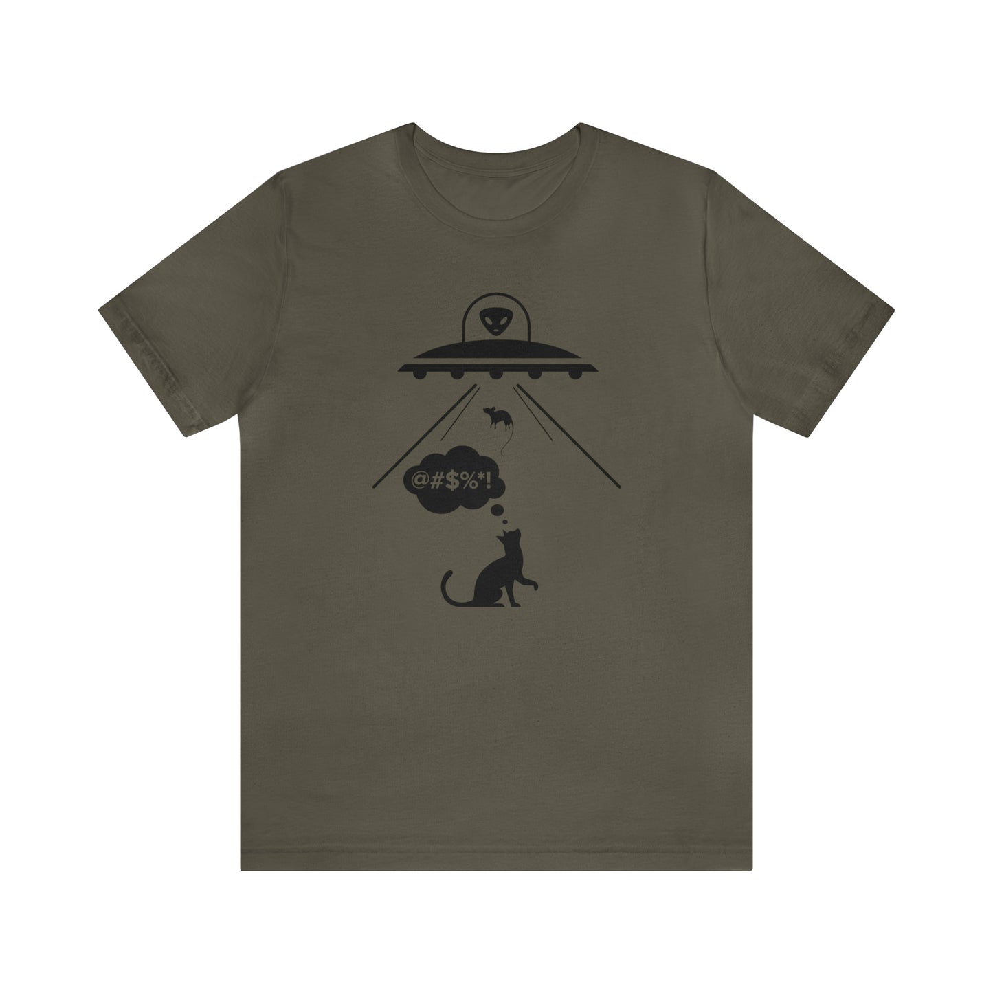 Alien Mouse Abduction Men's Graphic Tee