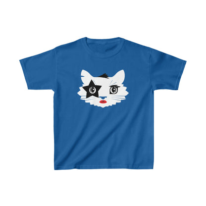 Rock 'n' Roll Cat Kids Heavy Cotton Graphic Tee