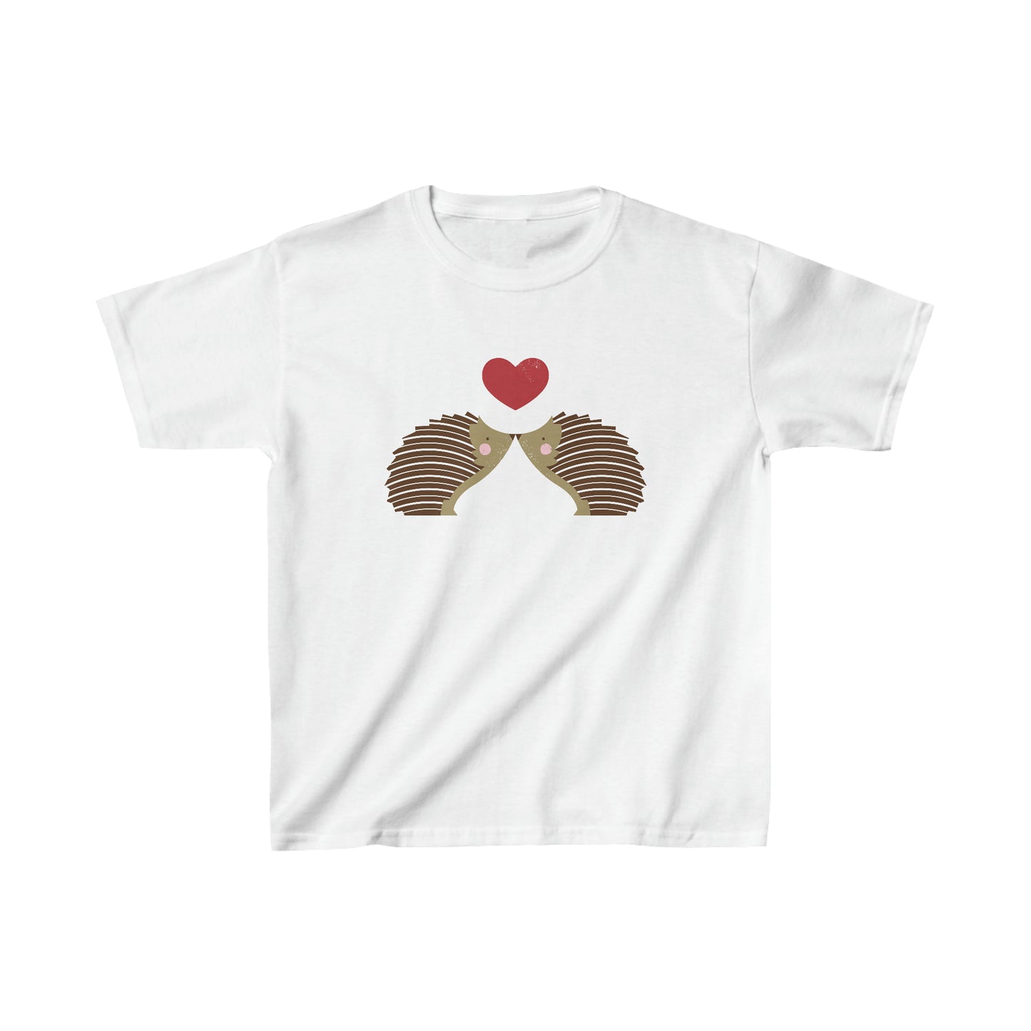 Hedgehog Love Kid's Heavy Cotton Tee