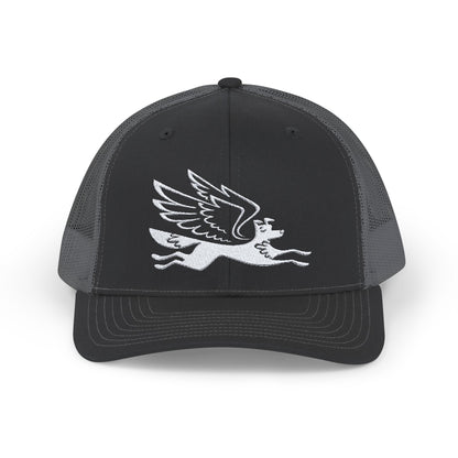 Angel Dog Snapback Trucker Cap