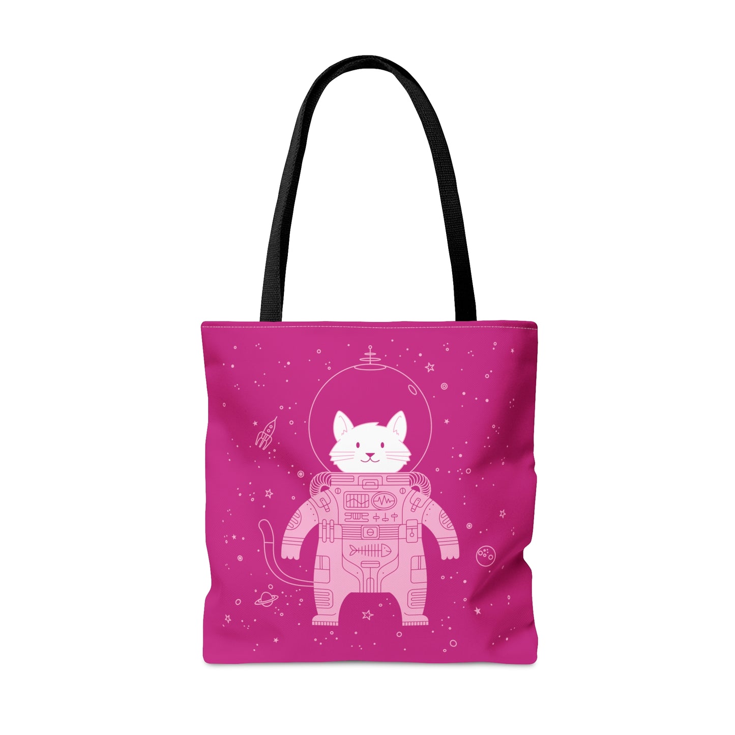 Cat in Space Tote Bag