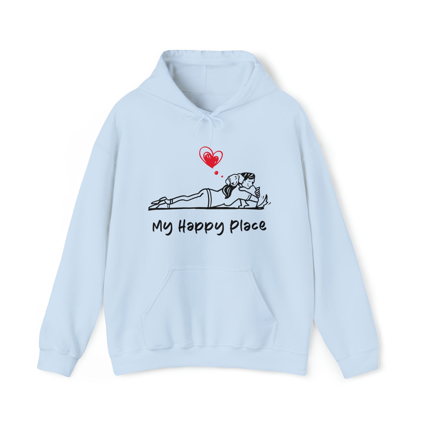 My Happy Place Dog Women's Hooded Sweatshirt