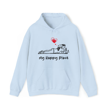 My Happy Place Dog Women's Hooded Sweatshirt