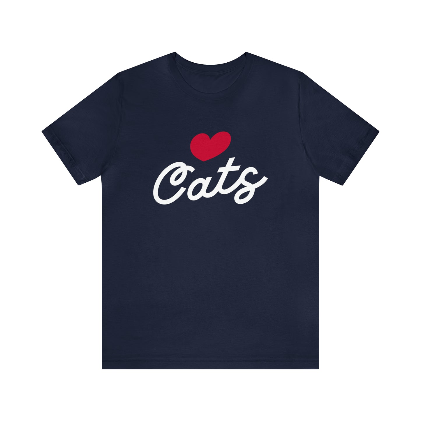 Love Cats Script Women's Graphic Tee