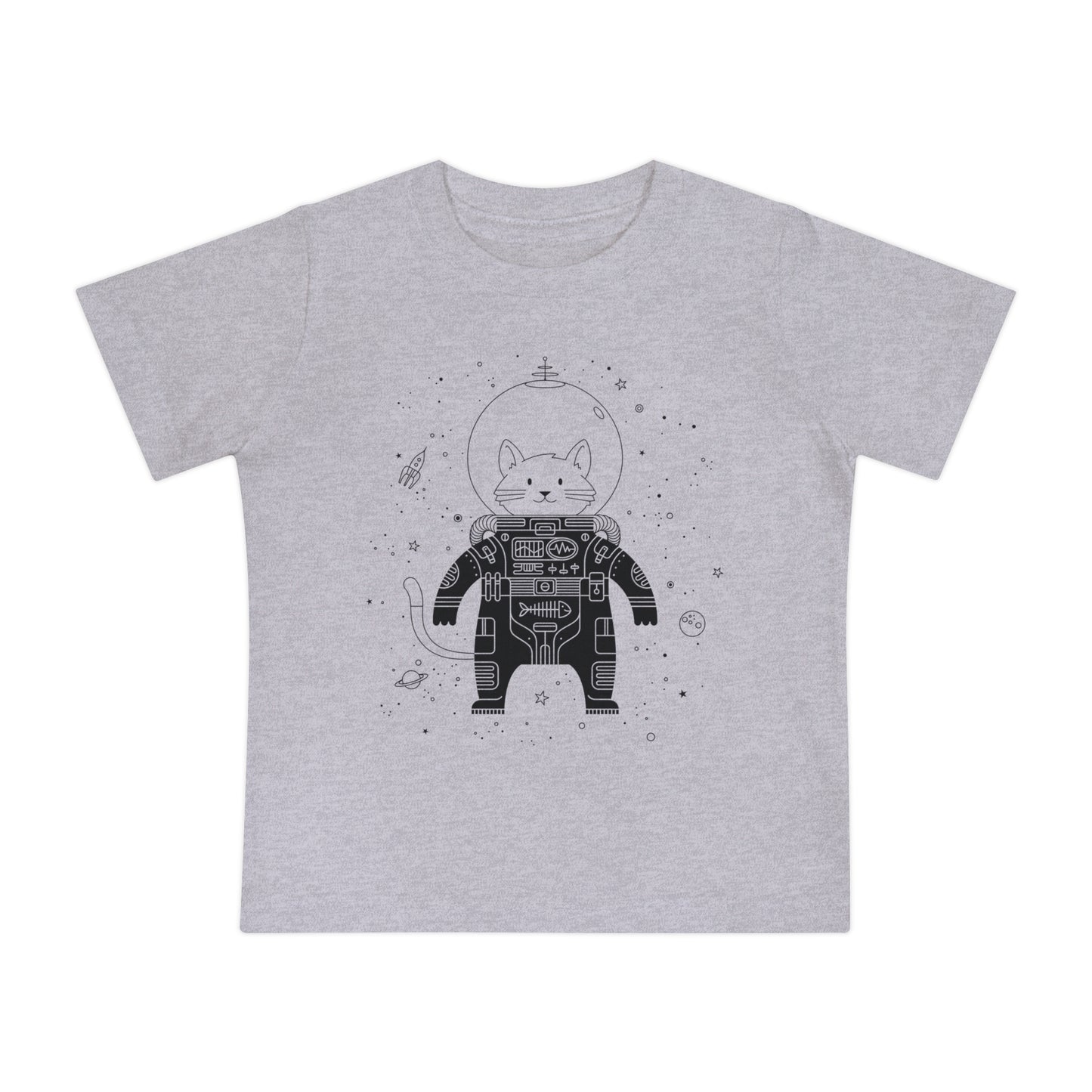 Cat in Space Baby Graphic Tee