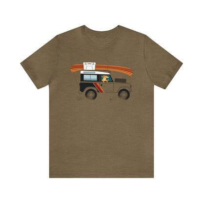 Land Rover Camping Dog Women's Graphic Tee