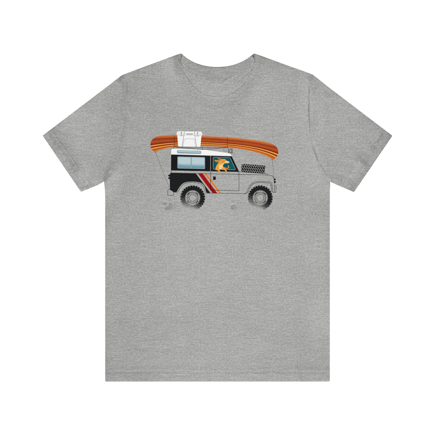 Land Rover Camping Dog Men's Graphic Tee