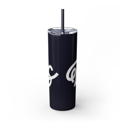 Love Dogs Script Skinny Tumbler with Straw, 20oz