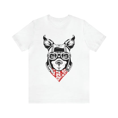 Motorcycle Dog Men's Graphic Tee