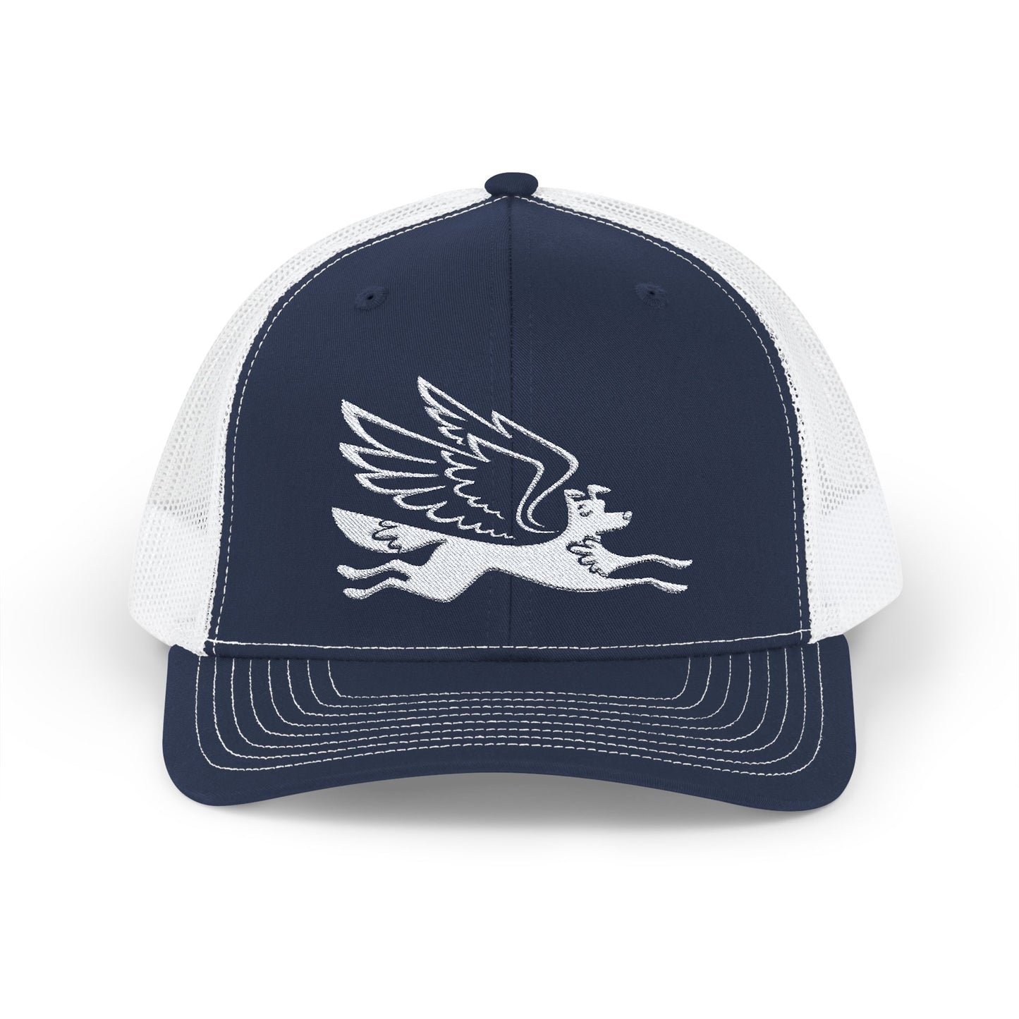 Angel Dog Snapback Trucker Cap