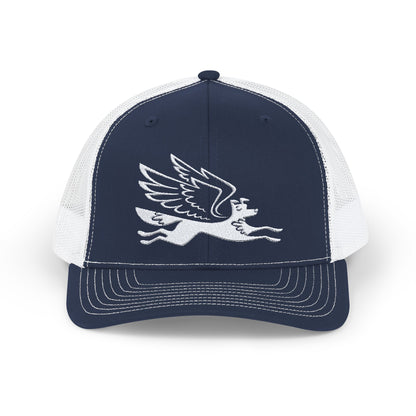 Angel Dog Snapback Trucker Cap