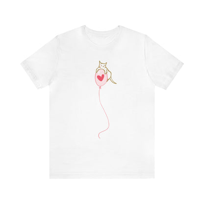 Cat on Heart Strings Women's Graphic Tee