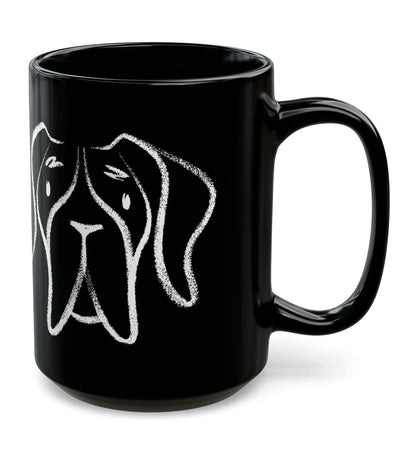 Dog BF#14 15oz Black Mug