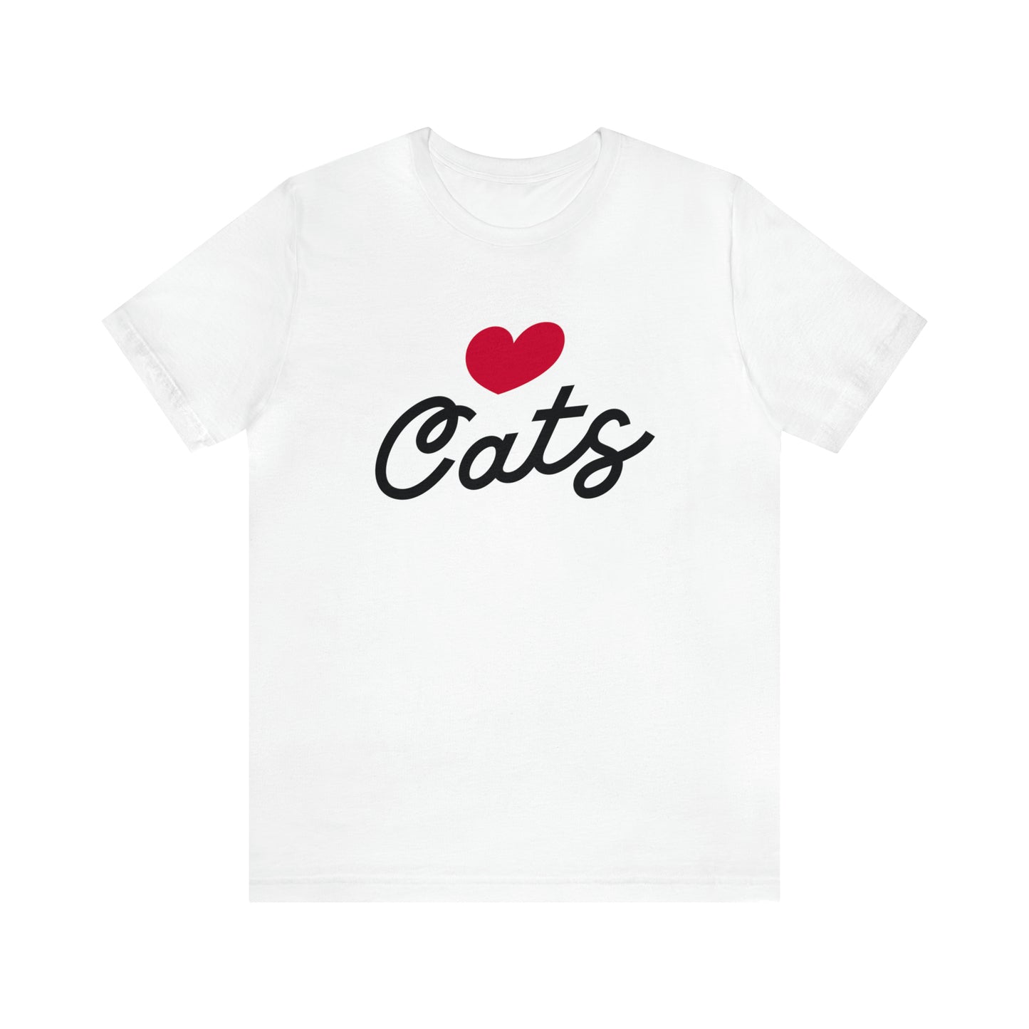 Love Cats Script Women's Graphic Tee