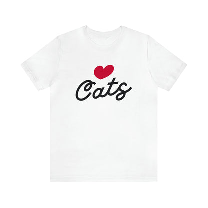 Love Cats Script Women's Graphic Tee