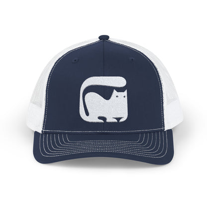 Cat Graphic Snapback Trucker Cap