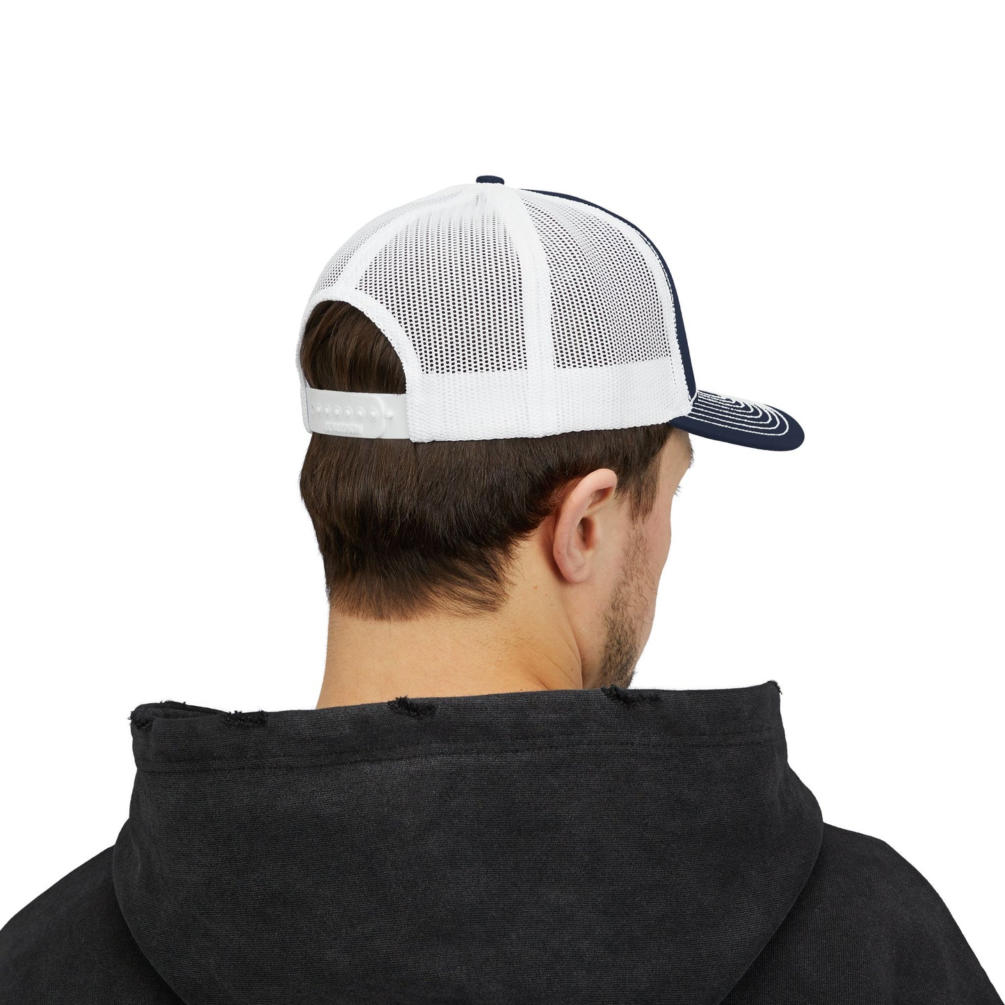 Dog and Squirrel Graphic Snapback Trucker Cap