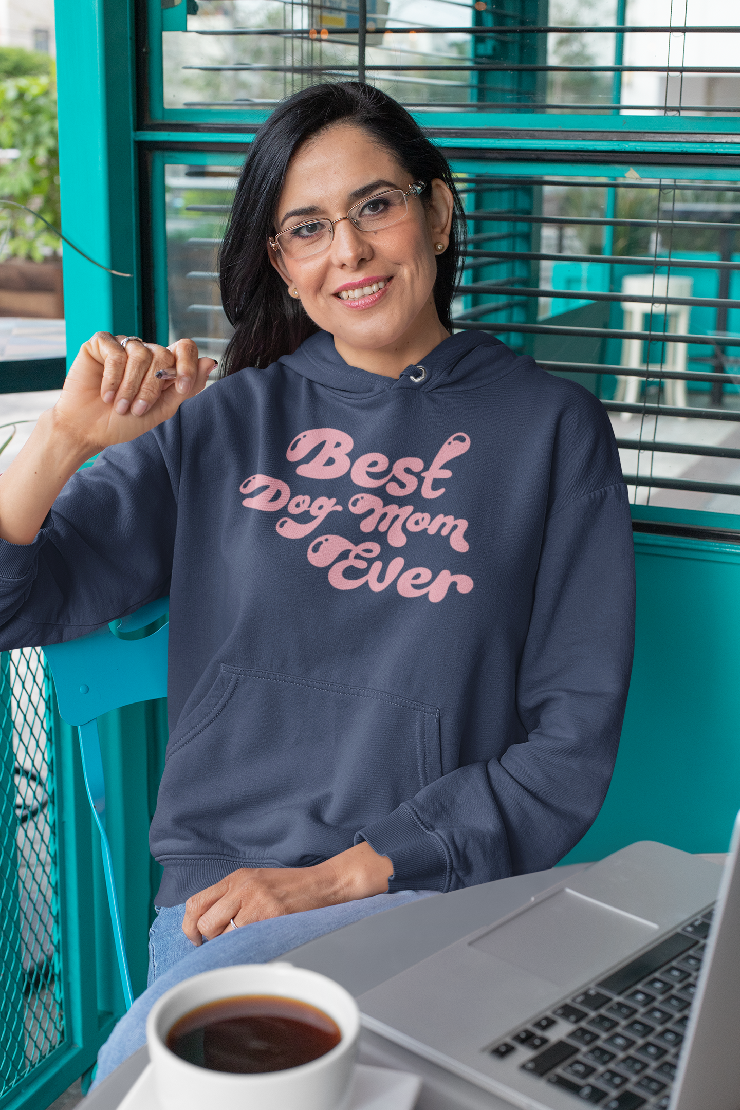 Best Dog Mom Ever Women's Hooded Sweatshirt