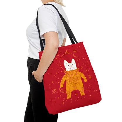 Dog in Space Tote Bag