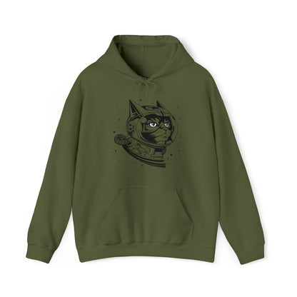 Space Cat Men's Hooded Sweatshirt