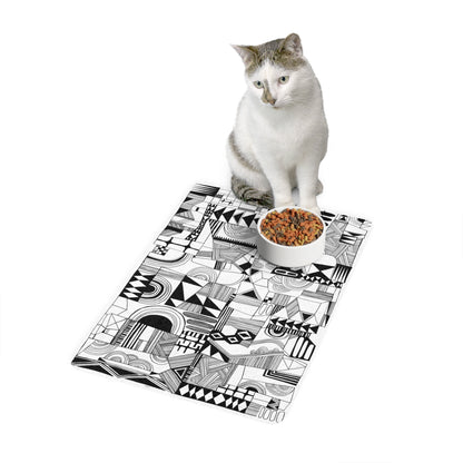 Pattern #1 Pet Food Mat (12x18)