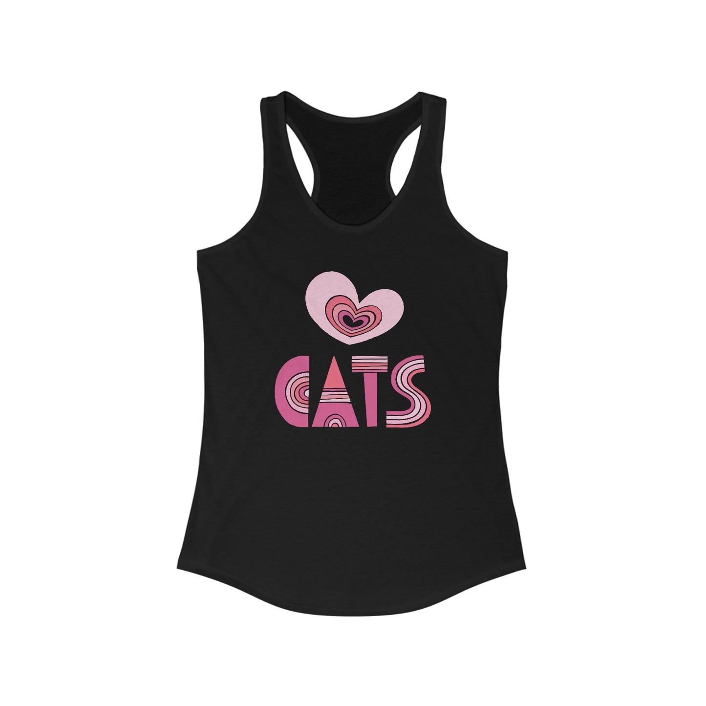 Love Cats Women's Racerback Tank Top