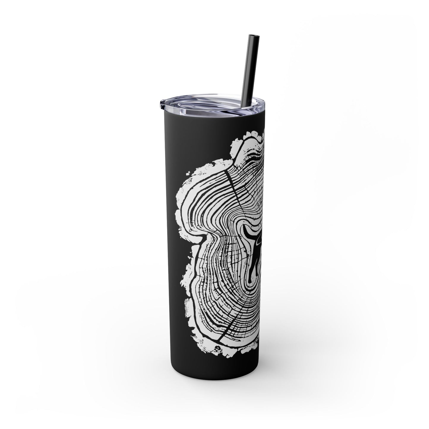 Dogwood Skinny Tumbler with Straw, 20oz