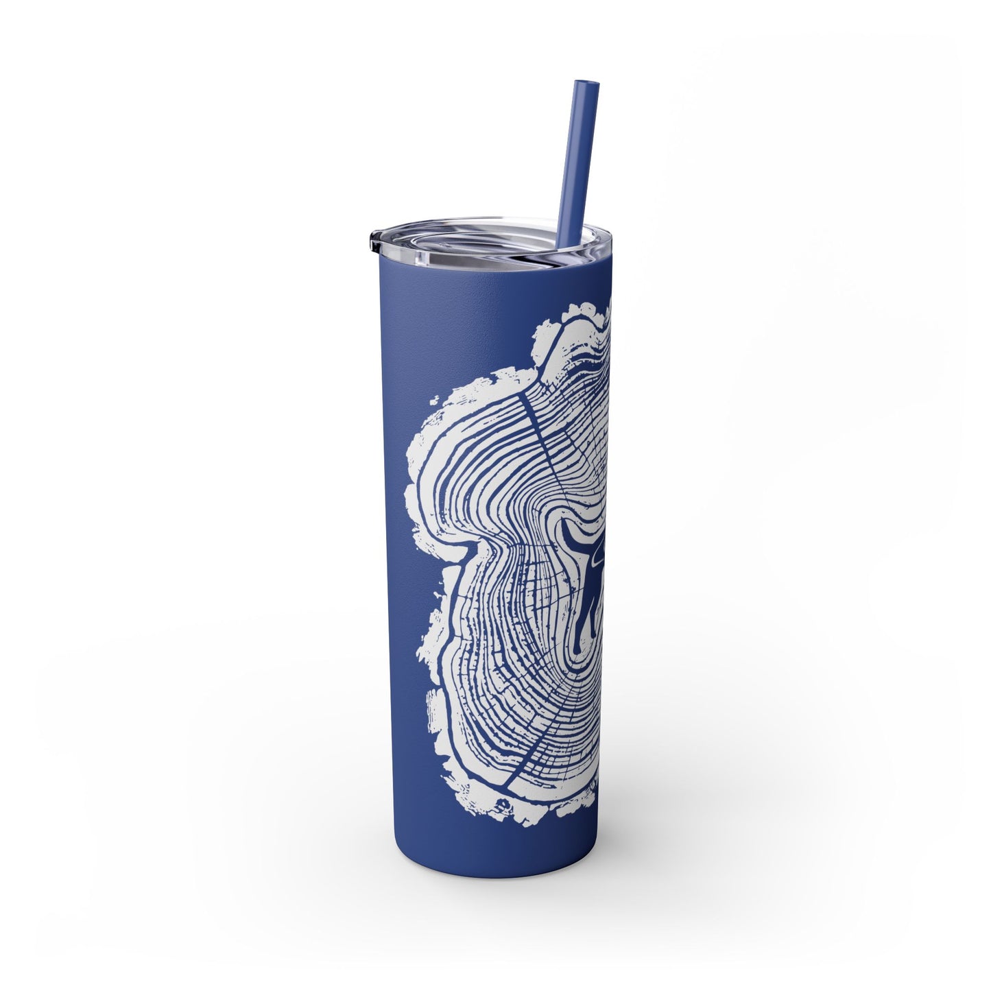 Dogwood Skinny Tumbler with Straw, 20oz