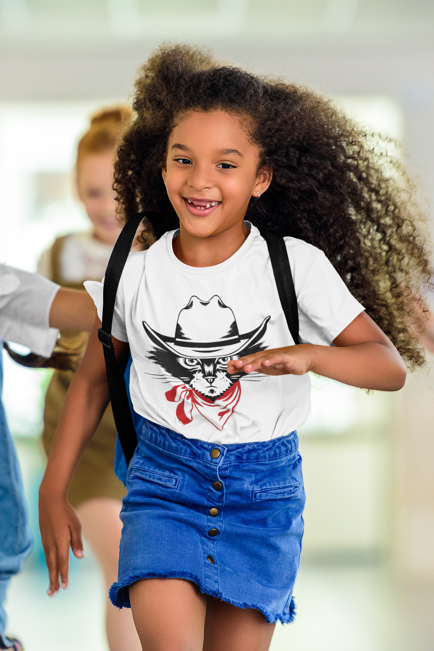 Cowboy Cat Kid’s Heavy Cotton Graphic Tee