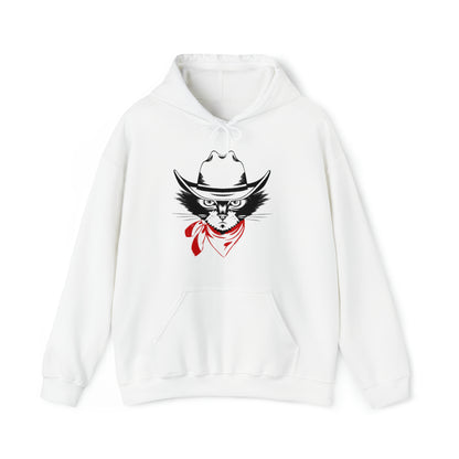 Cowboy Cat Men's Hooded Sweatshirt