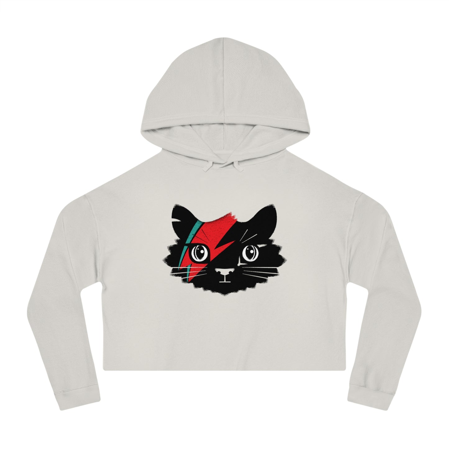 Ziggy's Cat Women’s Cropped Hooded Sweatshirt