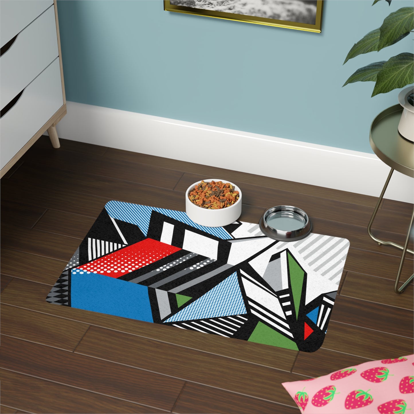 Pop Art Pet Food Mat (12x18)