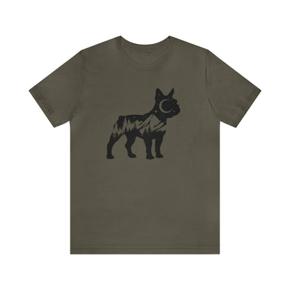 Mountain French Bulldog Men's Graphic Tee