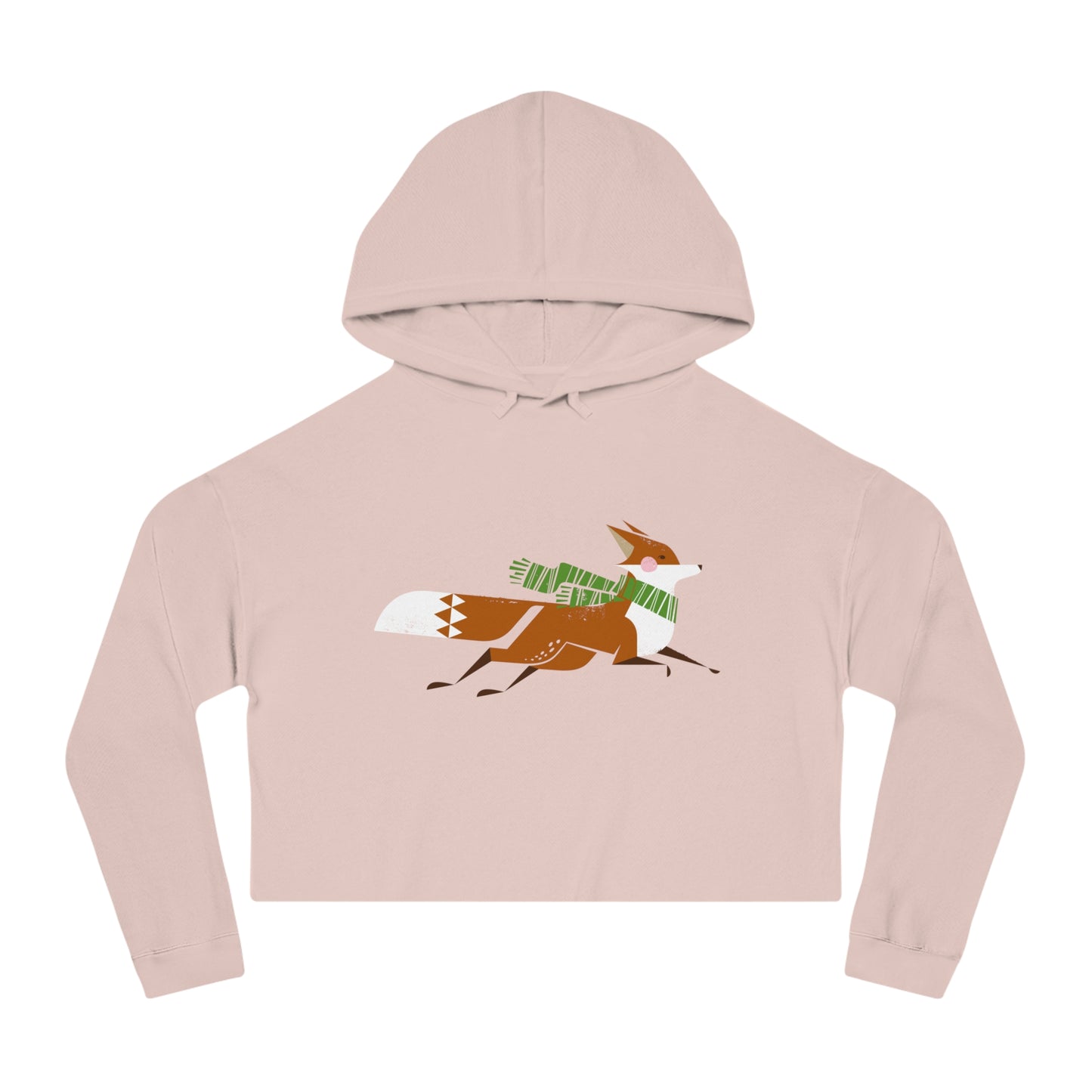Fox on the Run Women’s Cropped Hooded Sweatshirt