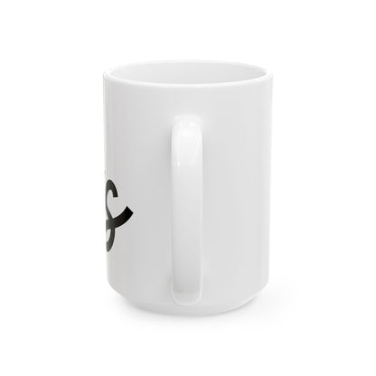 Love Cats Script 15oz White Mug