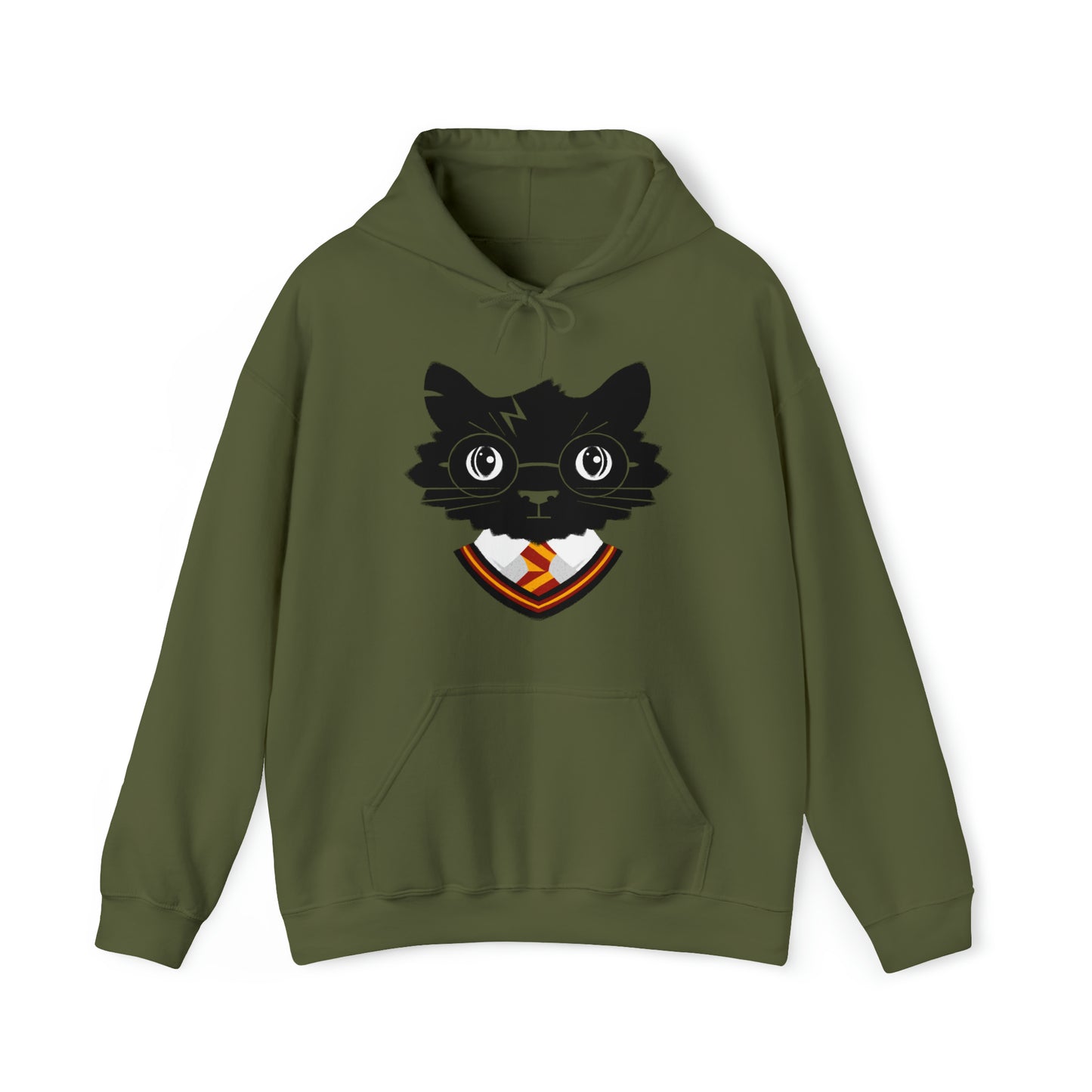 Wizard Cat Women's Hooded Sweatshirt