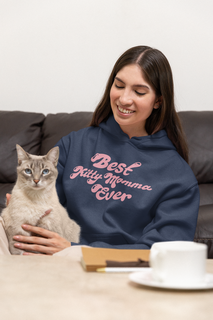 Best Kitty Momma Ever Women's Hooded Sweatshirt