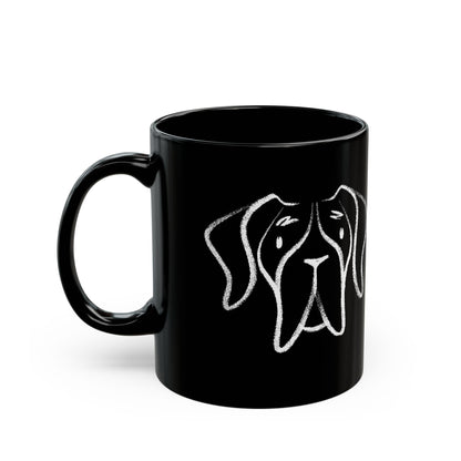 Dog BF#14  11oz Black Mug