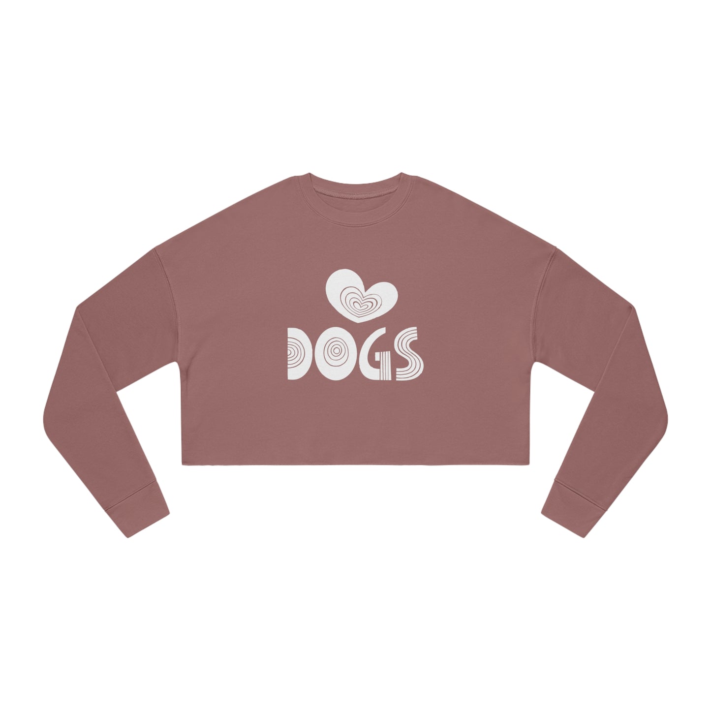 Love Dogs Women's Cropped Sweatshirt