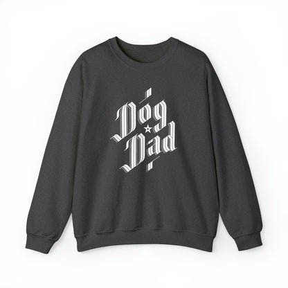 Sophisticated Dog Dad Men's Heavy Blend Crewneck Sweatshirt