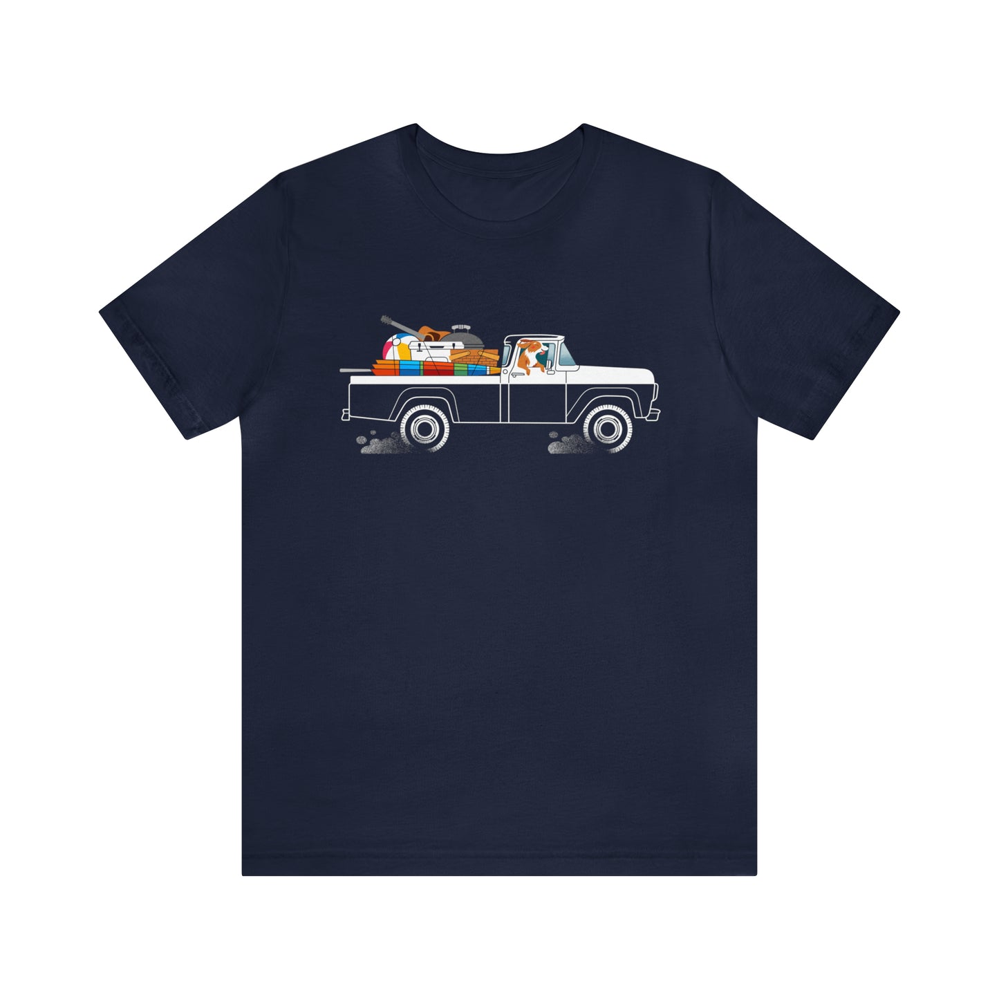 Ford Truck Beach Dog Women's Graphic Tee