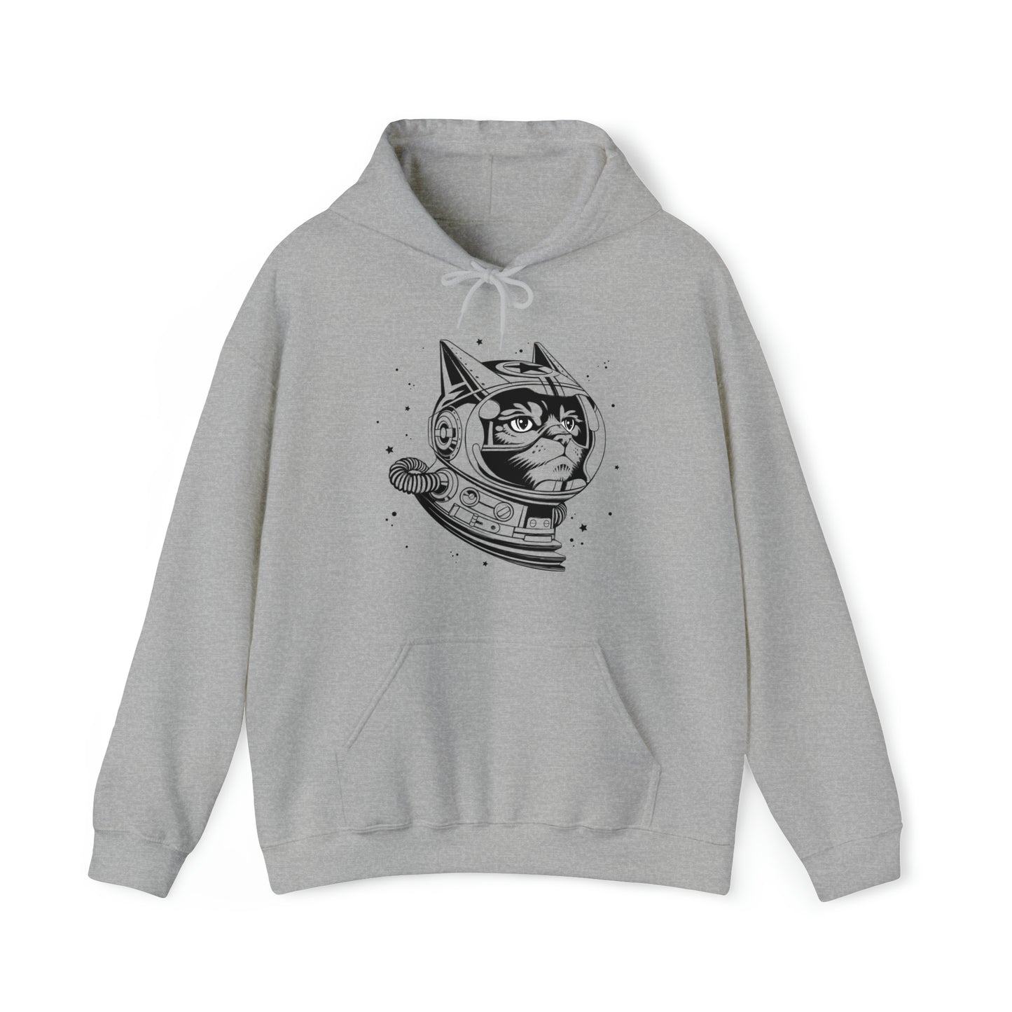 Space Cat Men's Hooded Sweatshirt