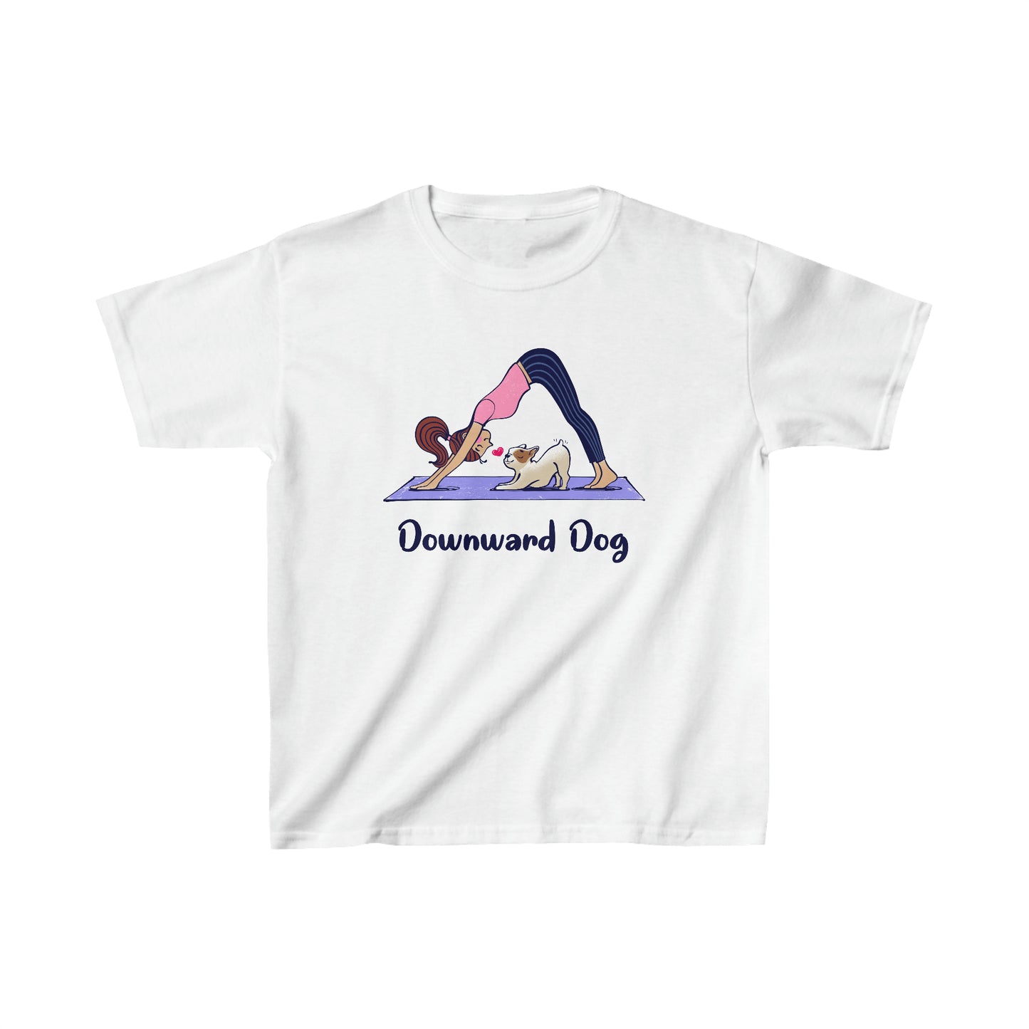 Downward Dog Kid’s Heavy Cotton Graphic Tee