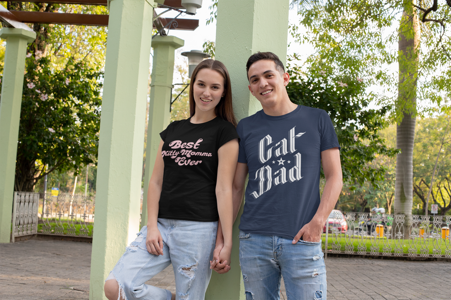 Sophisticated Cat Dad Men's Graphic Tee