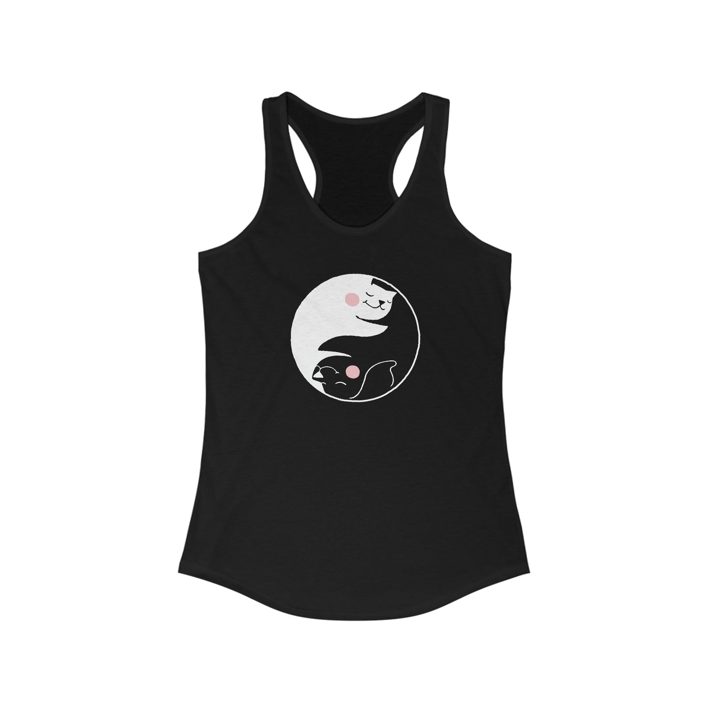 Yin Yang Women's Racerback Tank Top