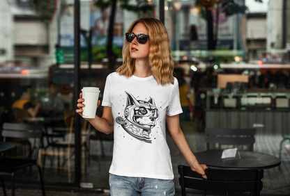 Space Dog Women's Graphic Tee