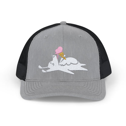 Icecream Pooch Snapback Trucker Cap