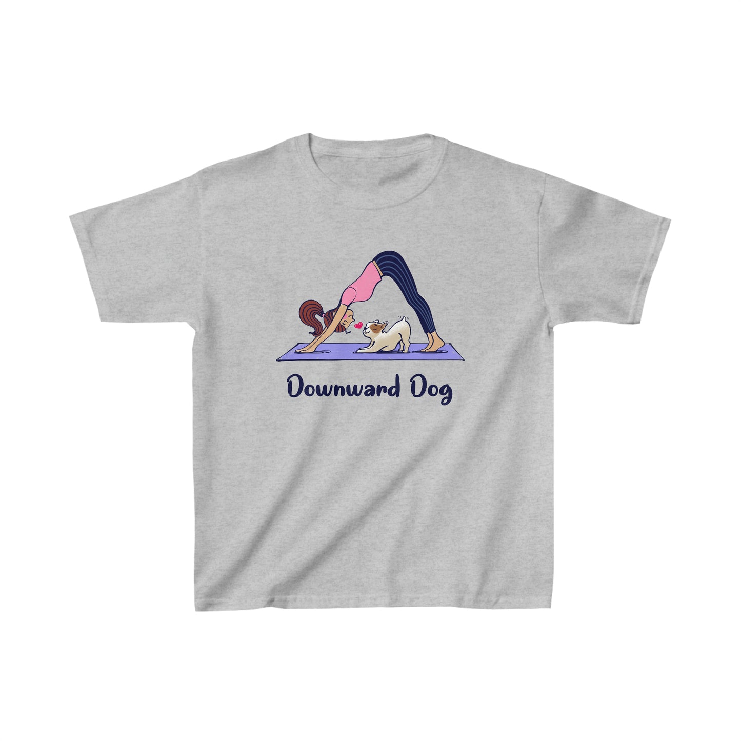 Downward Dog Kid’s Heavy Cotton Graphic Tee