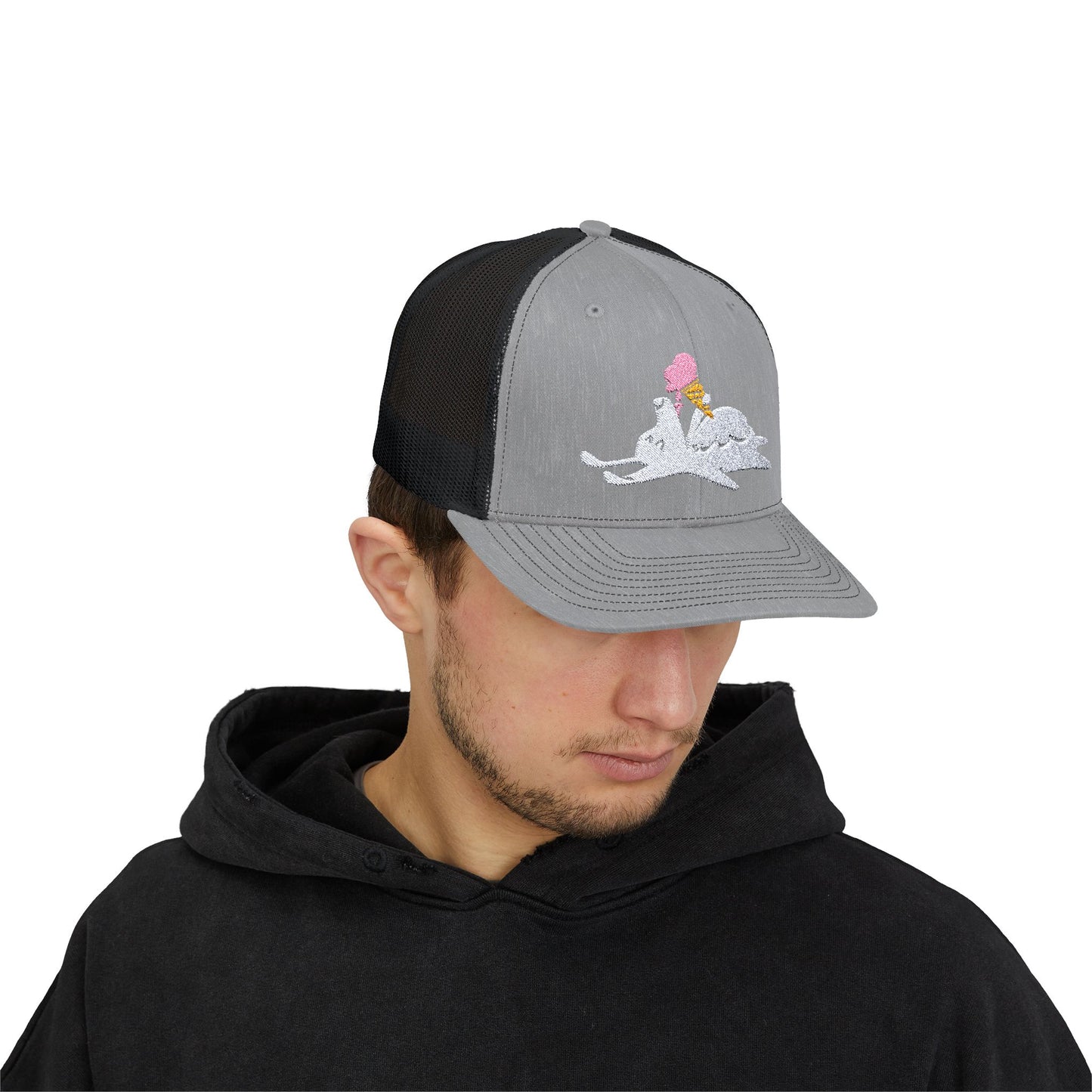 Icecream Pooch Snapback Trucker Cap